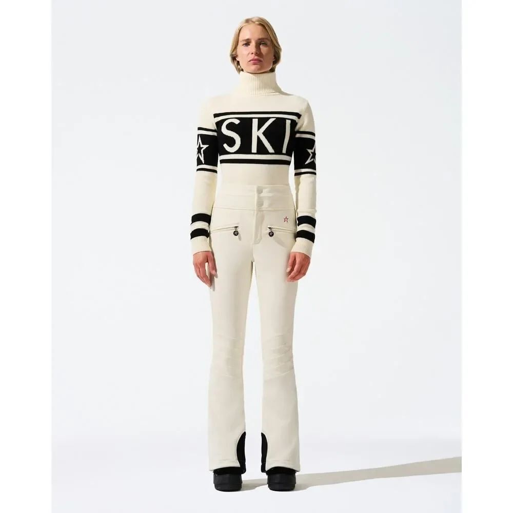 Perfect moment High-Waist Aurora Flare Ski Pant snow white XL